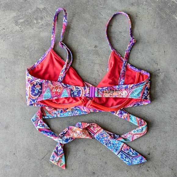 Seafolly Australia Badmode Kashmir Bralette Bikini Swimsuit size 8/10 - Picture 8 of 13